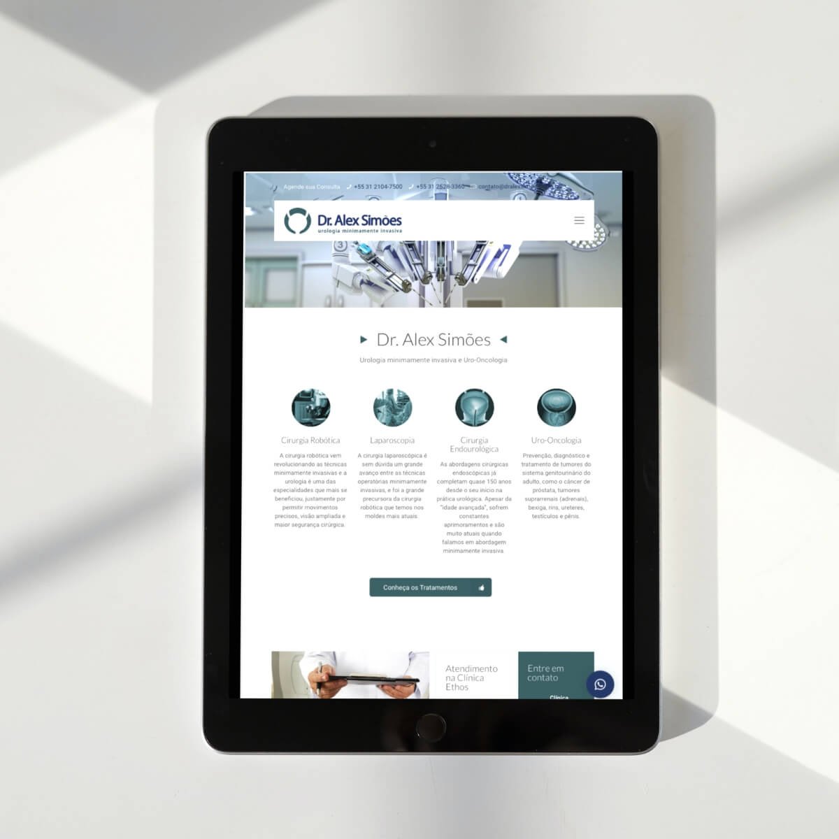 Dr. Alex Simões — Website